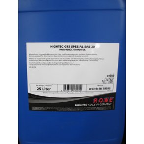 HIGHTEC GTS Spezial SAE30, 20 ltr.
